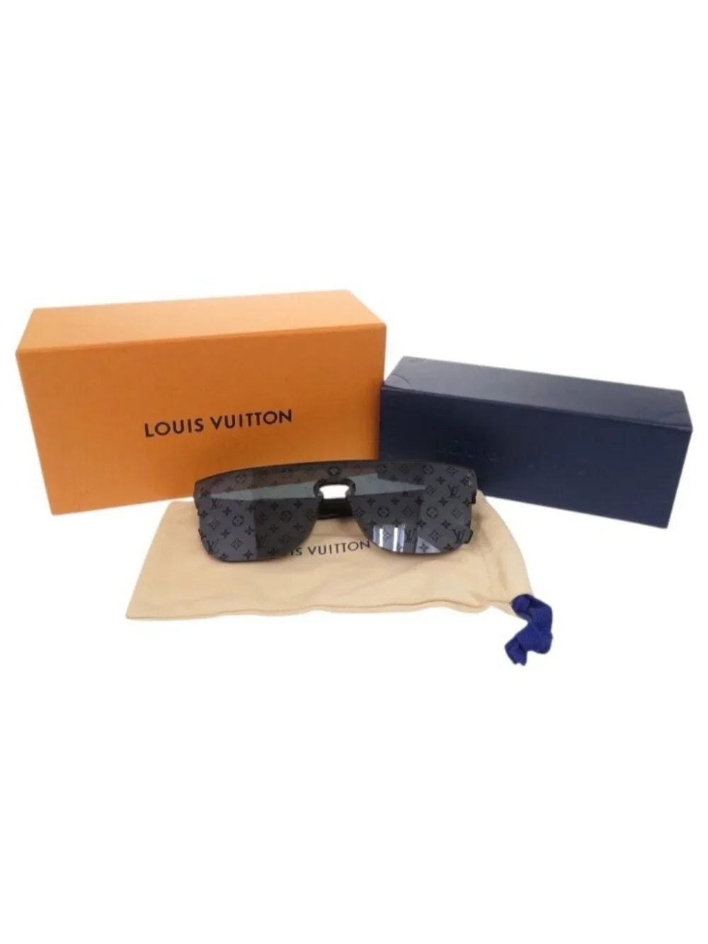 Louis Vuitton LV Waimea Acetate Black Sunglasses Eyewear